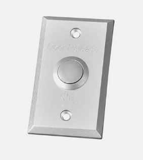 DOMOTIME HL.PBR Built-in aluminum push button 50x86x6- NO 2.5A