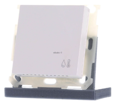 MDT SCN-TFS55.01 EIB, KNX, sensore temperatura ambiente / umidità 55, finitura bianca lucida SCN-TFS55.01