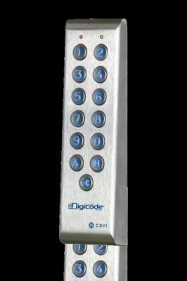 CDVI PROFIL100EINT Tastiera antivandalo in Inox retro-illuminata con elettronica integrata