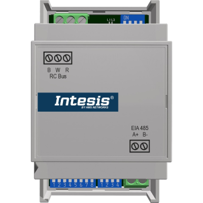 INMBSFGL001R000 Intesis Gateway Fujitsu/General RAC e VRF a Modbus RTU — 1 Unità Interna — Connessione via bus RWB — Configurazione via DIP switch