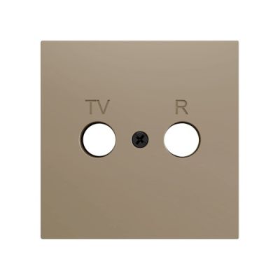 ZENNIO ZS70CTVRC ZS70. Cover plate for TV/R insert 70x70 mm - Champ