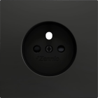 ZENNIO ZS55CFSA ZS55. French screwless socket cover - Anthracite