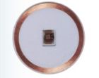CDVI BVSTICKER ADHESIVE CIRCULAR TAGS DIAM. 25 MM, 13.56 MHZ