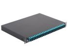 PANDUIT FD1W12AQDSCZ Opticom Pre-loaded Fiber Drawer with 12 Duplex 50