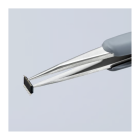 KNIPEX 92 21 10 ESD ESD stainless steel rubber tweezer