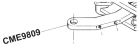 RIB CME9809 GALVANIZED MAGIC CURVE 105 LEVER