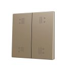 ZENNIO ZS70CSOFT24CC ZS70. Cover for Double KNX Soft push button 70x70