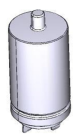 CAME SPARE PARTS 119RIR339 µF 8 CAPACITOR WITH CABLES AND SHANK