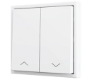 ZENNIO ZS70CSOFT22MWC ZS70. Cover for Double KNX Soft push button 70x70
