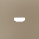ZENNIO 830002504 ZS55. Cover for HDMI insert 55x55 mm - Champagne