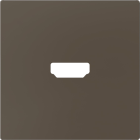 ZENNIO 830002503 ZS55. Cover for HDMI insert 55x55 mm - Mocha