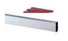 GIBIDI AB13070 80x40x6290 Mm Aluminium Rod L=6m
