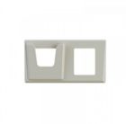 ABTECNO XPR-DINFP2HS-ES Aesthetic ABS frames for DIN range electronics