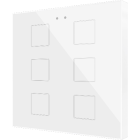 ZENNIO ZVIFR6W FLAT RGB 6. CAPACITIVE GLASS BUTTON -