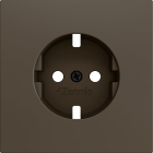 ZENNIO ZS70CSCSM ZS70. Schuko screwless socket cover 70x70 mm - Moc