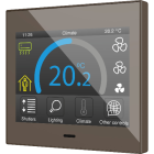 ZENNIO ZVIZ35V3M Z35 v3. Capacitive touch panel - Mocha