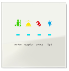 BLUMOTIX BX-F-F80W PANEL CONTROL Cover pannello di controllo KNX