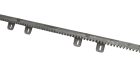 DOMOTIME CNYG68 Cremagliera in nylon - 6 attacchi rivolti verso il basso per cancelli fino a 800kg