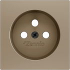 ZENNIO ZS70CTFSC ZS70. Cover for French socket with screws 70x70 mm