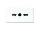 ARITECH FIRE DM715 Glass for manual alerts. Pack of 10 pieces