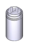 CAME SPARE PARTS 119RIR297 25 µF CAPACITOR WITH CABLES AND SHANK