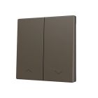 ZENNIO ZS70CSOFT22SHM ZS70. Cover for Double KNX Soft push button 70x70