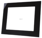 MDT VCB-10SW.04 VisuControl, ACC. Telaio di copertura in vetro da 10 pollici, nero, per automazione domestica