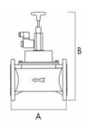 TECNOCONTROL VR560/24Ex Elettrovalvola riarmo manuale NA DN65 24Vcc ATEX