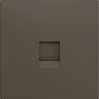 ZENNIO ZS70C145M ZS70. Cover plate for RJ45 connector - 1 insert - Mocha