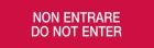 COOPER CSA FIRE CSA08643 50XX SERIES WORDING “DON'T ENTER - DON'T ENTER”