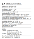 TECNOCONTROL AVD80FO Automatic gas solenoid valve - DN80 opening - Pmax 360 mbar - Power supply 230Vac - Rapid opening