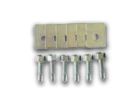 ABTECNO APE-511/0060 ACCESSORI PER FISSAGGIO CREMAGLIERA PVC A 6 ATTACCHI PER 1 MT DI CREM. (QUANTITA' MINIMA 10 PZ)