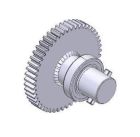 CAME SPARE PARTS 119RIG157 SLOW SHAFT G2080 G2081