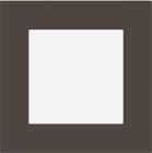 EKINEX EK-SQS-FCC Placca Surface (71 e 20Venti ) quadrata colore cacao orinoco