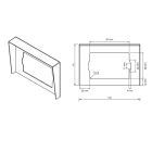 MARSS MH-GT004-IX HYDRO horizontal stainless steel compact roof