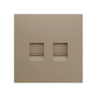 ZENNIO ZS70C245C ZS70. Cover plate for RJ45 connector 70x70 mm - 2