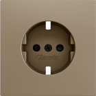 ZENNIO ZS70CSCSC ZS70. Schuko socket cover 70x70 mm - Champagne