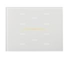 EELECTRON 9025GL310L01 KNX CAPACITIVE GLASS BUTTON, WHITE, 3 GLASS MODULES, 10 CHANNELS