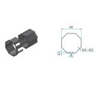 FAAC A3505_0502S TM2 AD35 - 40MM Octagonal Tube Adapter