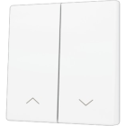ZENNIO ZS55CSOFT22SHMW ZS55. Cover for Double KNX Soft push button 55x55