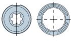 NICE 919.40.00 Round 50x1.5 wheel + crown 