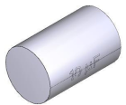 CAME SPARE PARTS 119RIR295 10 µF CAPACITOR WITH CABLES