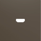 ZENNIO ZS70CHM ZS70. Cover for HDMI insert 70x70 mm - Mocha