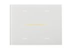 EELECTRON 9025GL304L01 KNX CAPACITIVE GLASS BUTTON, WHITE, 3 MODULES, 4-CHANNEL GLASS