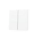 ZENNIO ZS55CSOFT22MW ZS55. Cover for Double KNX Soft push button 55x55
