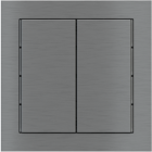 EKINEX EK-T2R-GBS Kit of 2 Linea 71 rectangular vertical buttons (30X60) brass colour