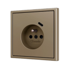 ZENNIO ZS70CCOC ZS70. Cable outlet cover 70x70 mm - Champagne
