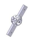 CAME SPARE PARTS 119RIG336 ROD POSITION ADJUSTMENT LEVER - G4040Z