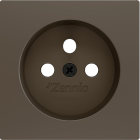 ZENNIO 830000603 ZS55. Cover for French socket with screws 55x55 mm