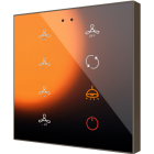 ZENNIO ZVIFR8C360 Flat RGB 8. Glass capacitive push button - 8 button